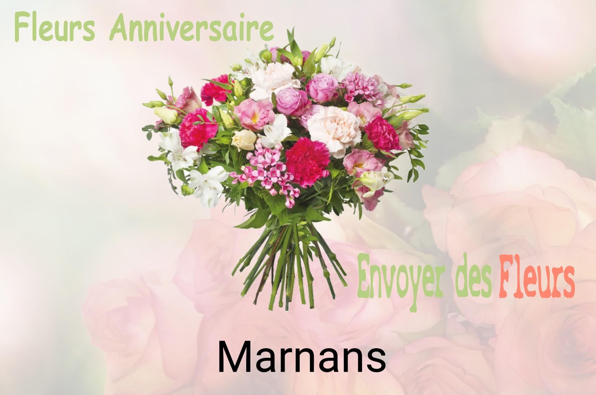 Bouquet de fleurs d’anniversaire livré à Marnans